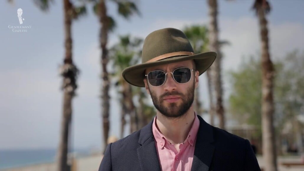 A taller crown increases breathability, while a wider brim increases sun protection.