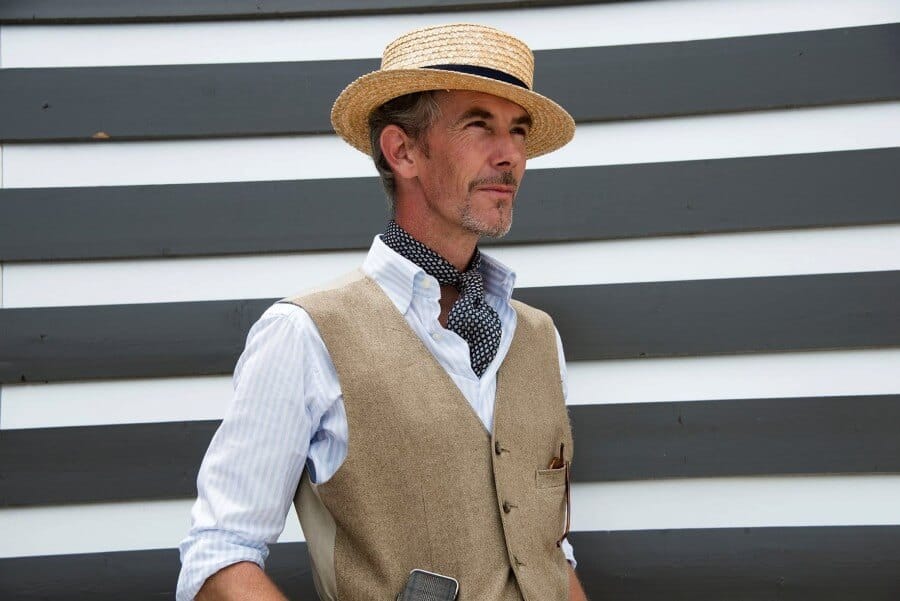 Boater Hat and Vest