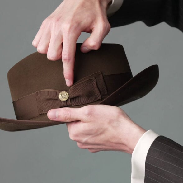 Fedora Style Stetson Hat Fedora style Stetson hat.