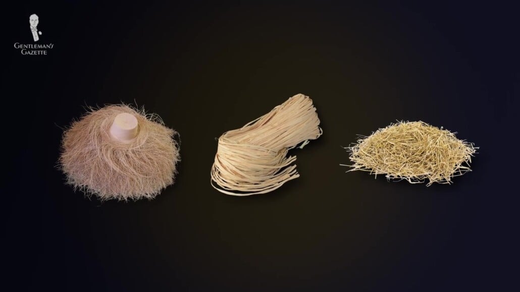 Typical Materials for Summer Hats