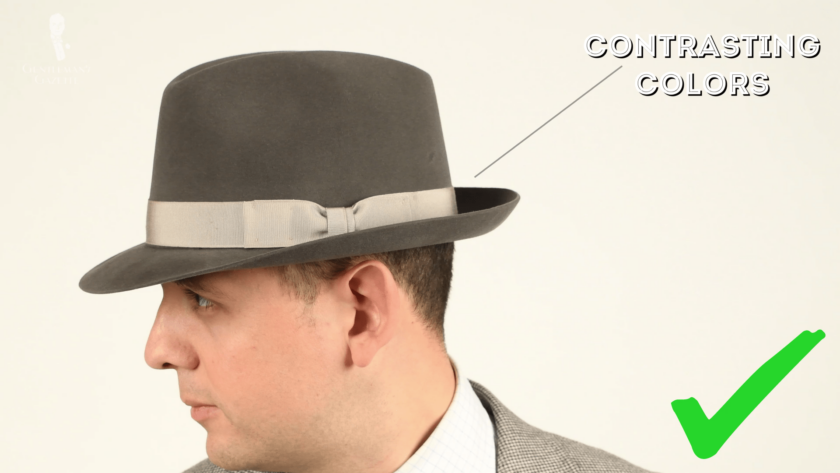 Have enough contrasting colors in your hat